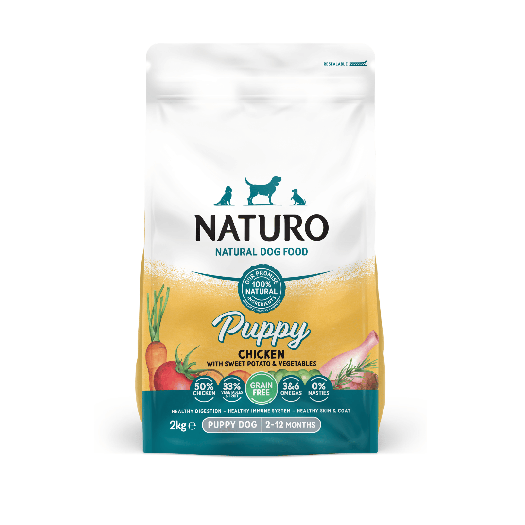 Puppy Chicken & Sweet Potato with Vegetables - Grain Free Dog Food | 2kg Dry Food