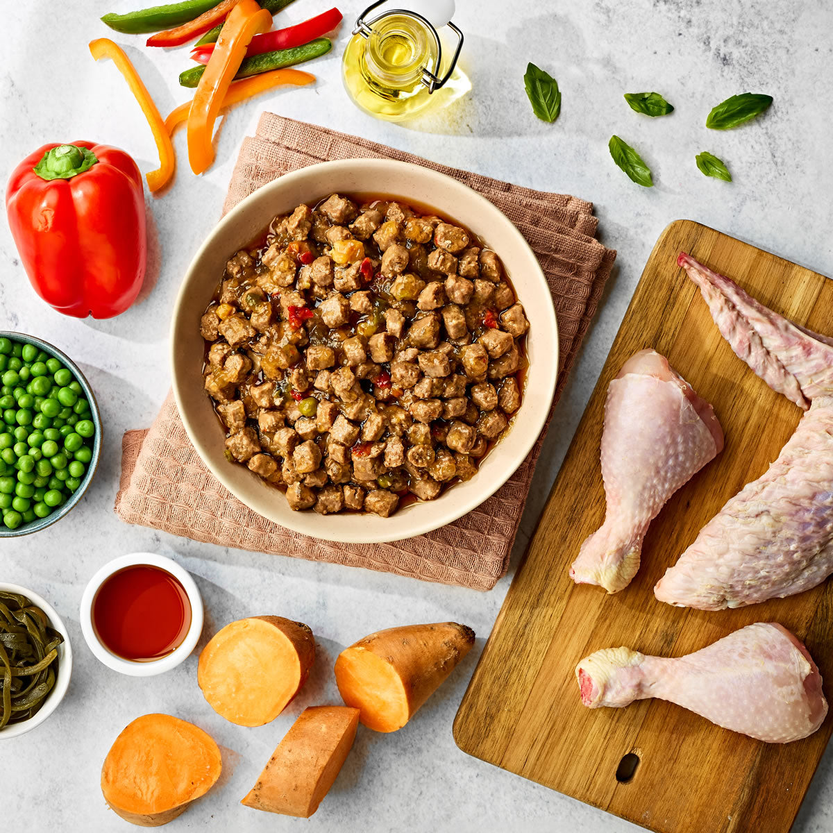 Senior Dog Turkey with Chicken in a Herb Gravy - Grain & Gluten Free Dog Food | 390g Cans x 12