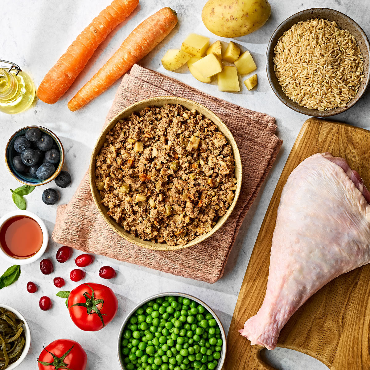 Senior Dog Turkey with Rice and Vegetables - Wet Dog Food | 400g Trays  x 7