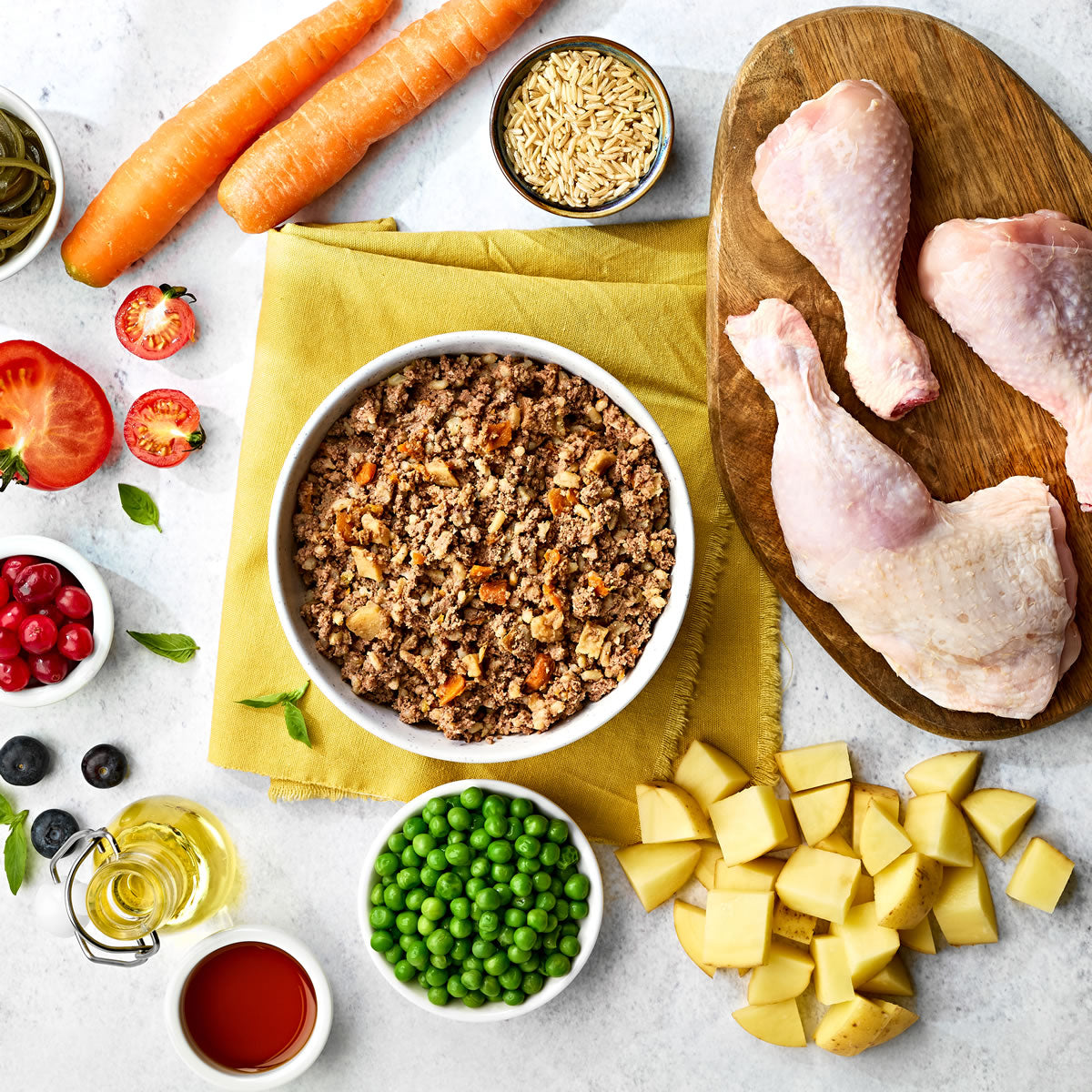 Adult Dog Chicken with Rice and Vegetables - Wet Dog Food | 400g Trays  x 7