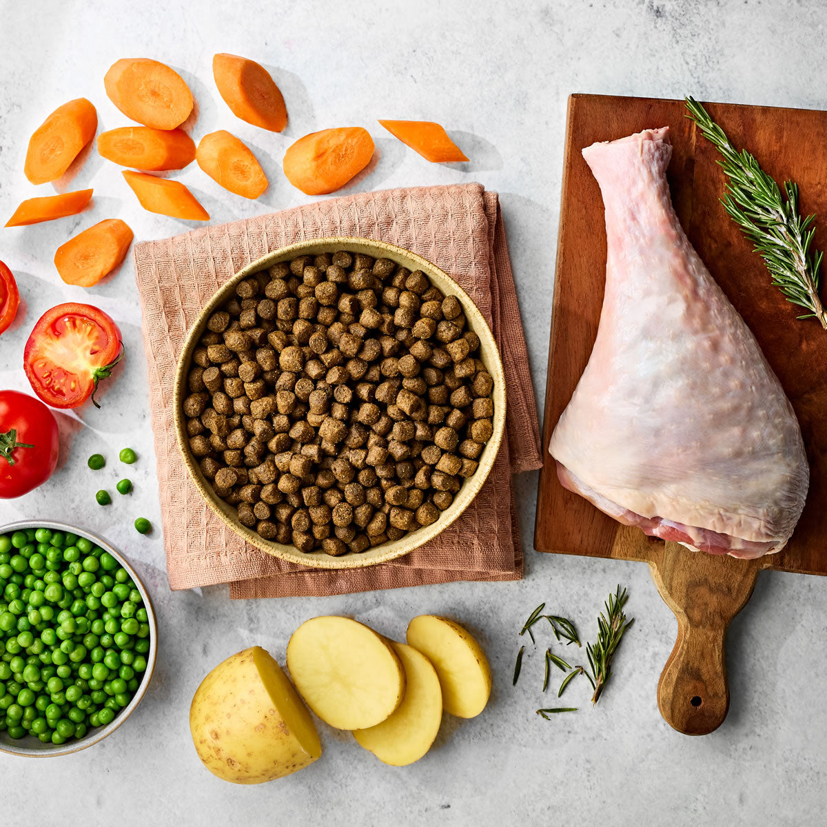 Adult Dog Turkey and Potato with Vegetables - Grain Free Dog Food | 2kg Dry Food