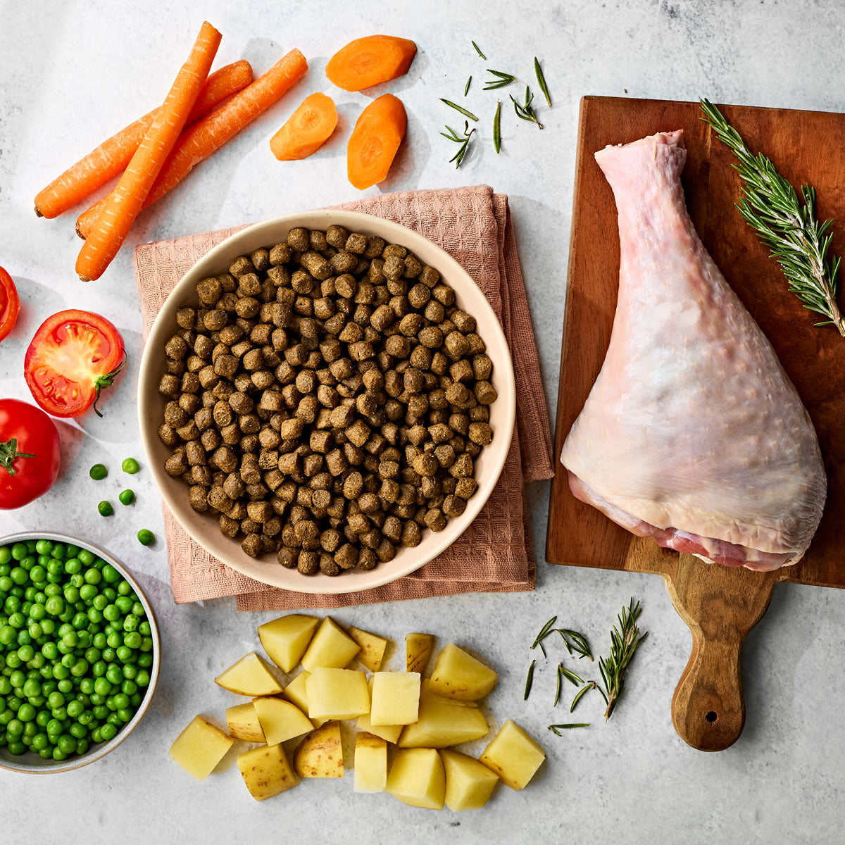 Senior Dog Turkey & Potatoes with Vegetables - Grain Free Dog Food | 2kg Dry Food