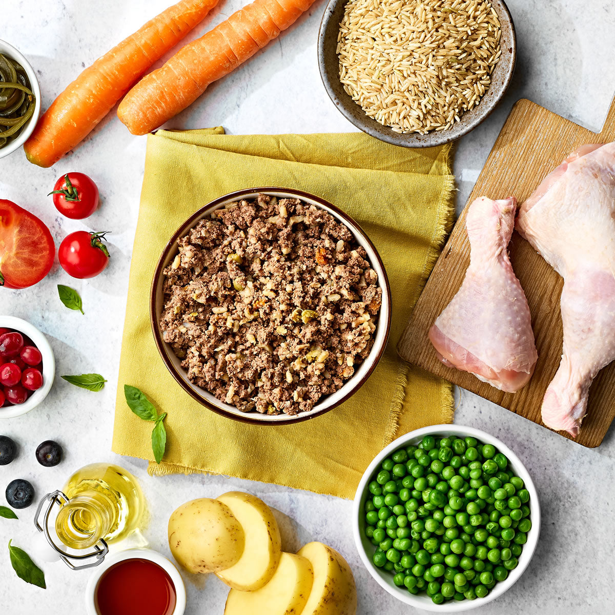 Adult Dog Light Chicken with Rice and Vegetables - Wet Dog Food | 400g Trays x 7