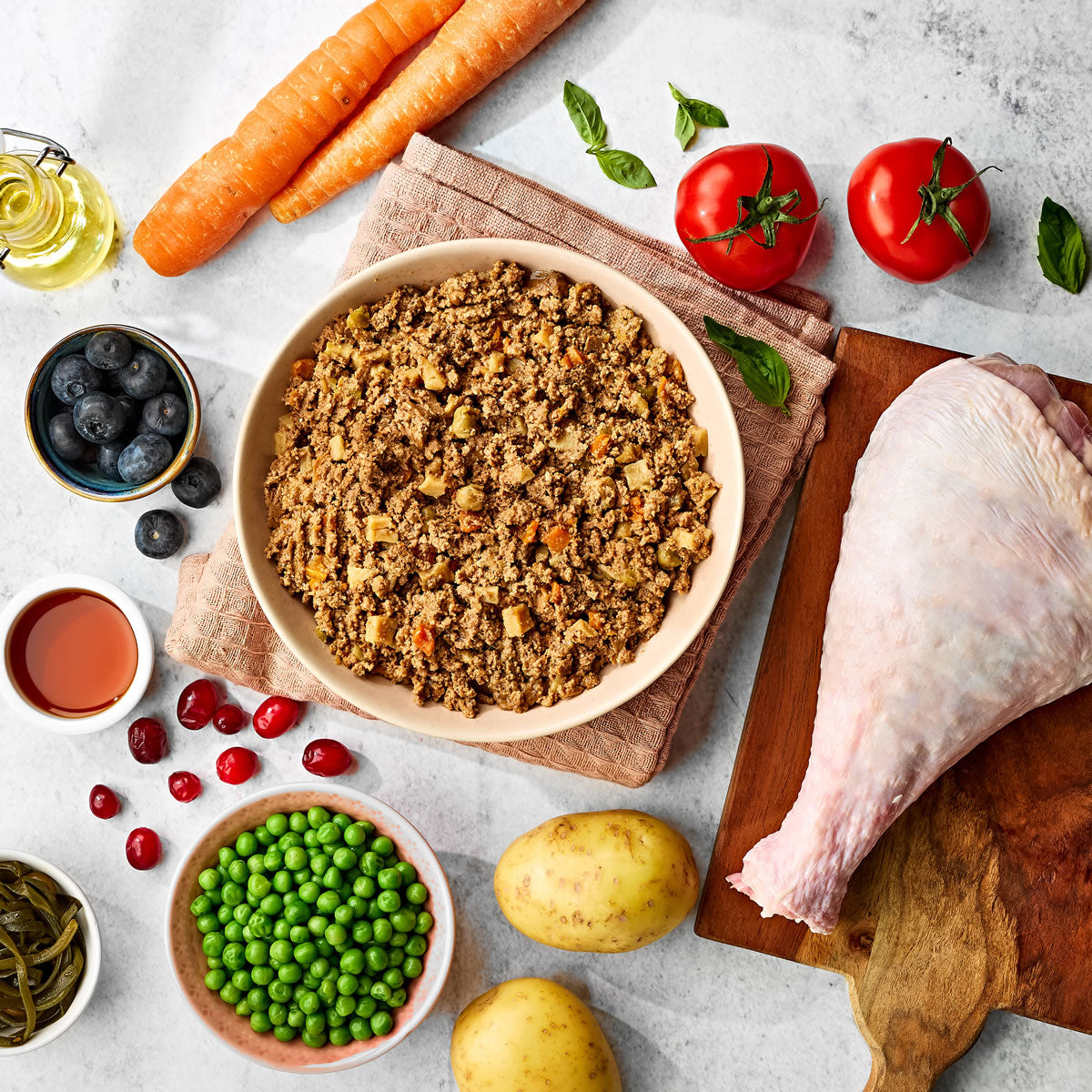 Adult Dog Turkey with Potato and Vegetables - Grain Free Dog Food | 400g Trays x 7