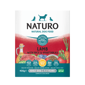Adult Dog Lamb with Rice and Vegetables - Wet Dog Food | 400g Trays  x 7