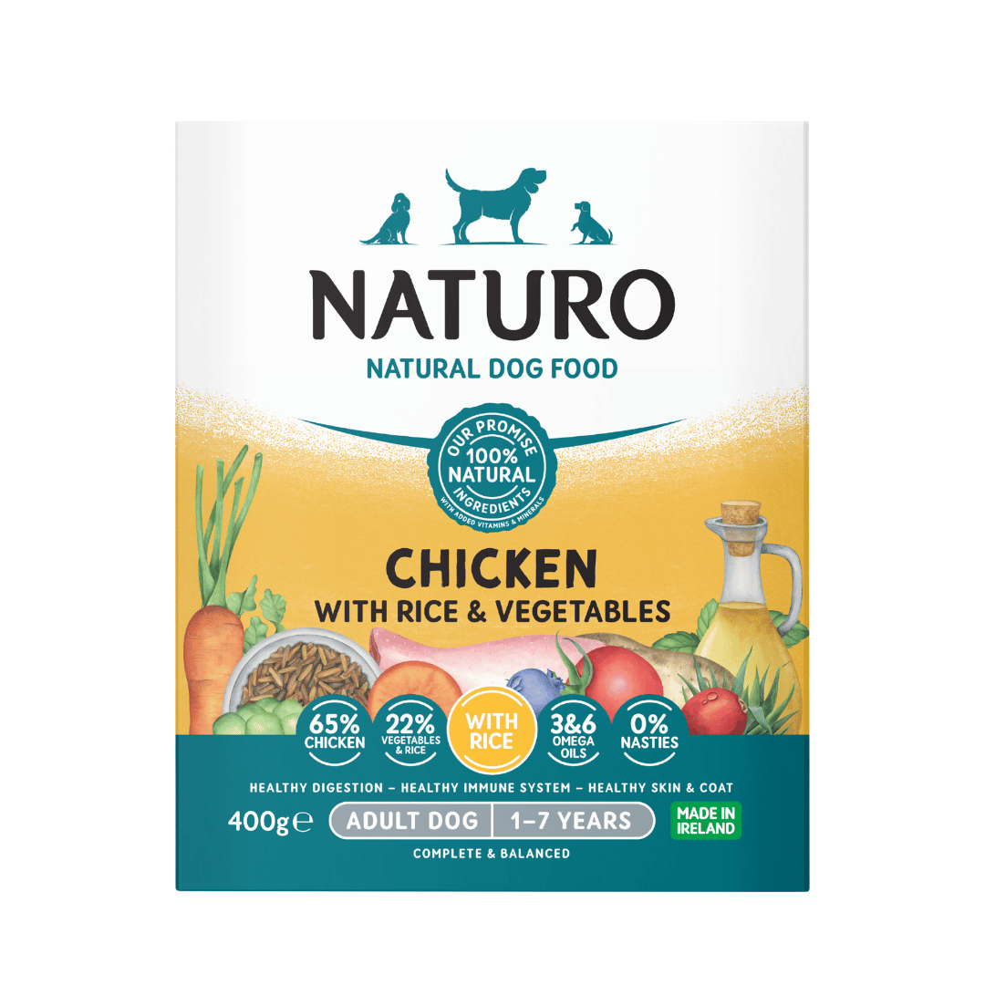 Adult Dog Chicken with Rice and Vegetables - Wet Dog Food | 400g Trays  x 7