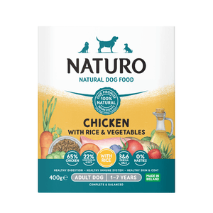 Adult Dog Chicken with Rice and Vegetables - Wet Dog Food | 400g Trays  x 7