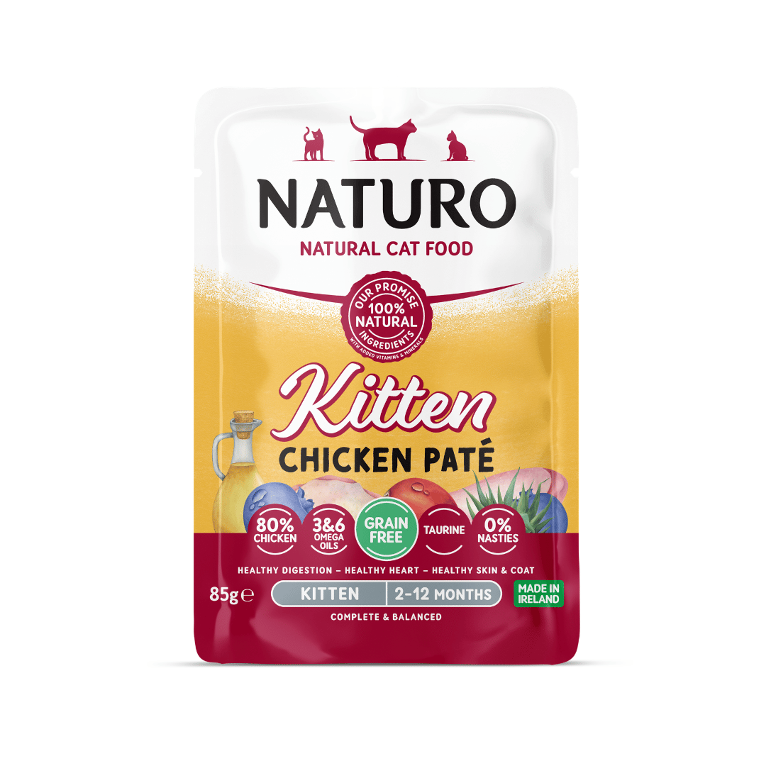 Kitten Chicken Pate - Grain Free Cat Food | 85g Pouches x 12