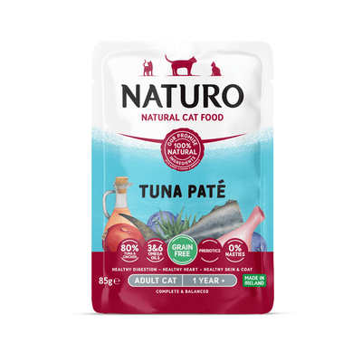 Adult Cat Tuna Pate - Grain Free Cat Food | 85g Pouches x 12