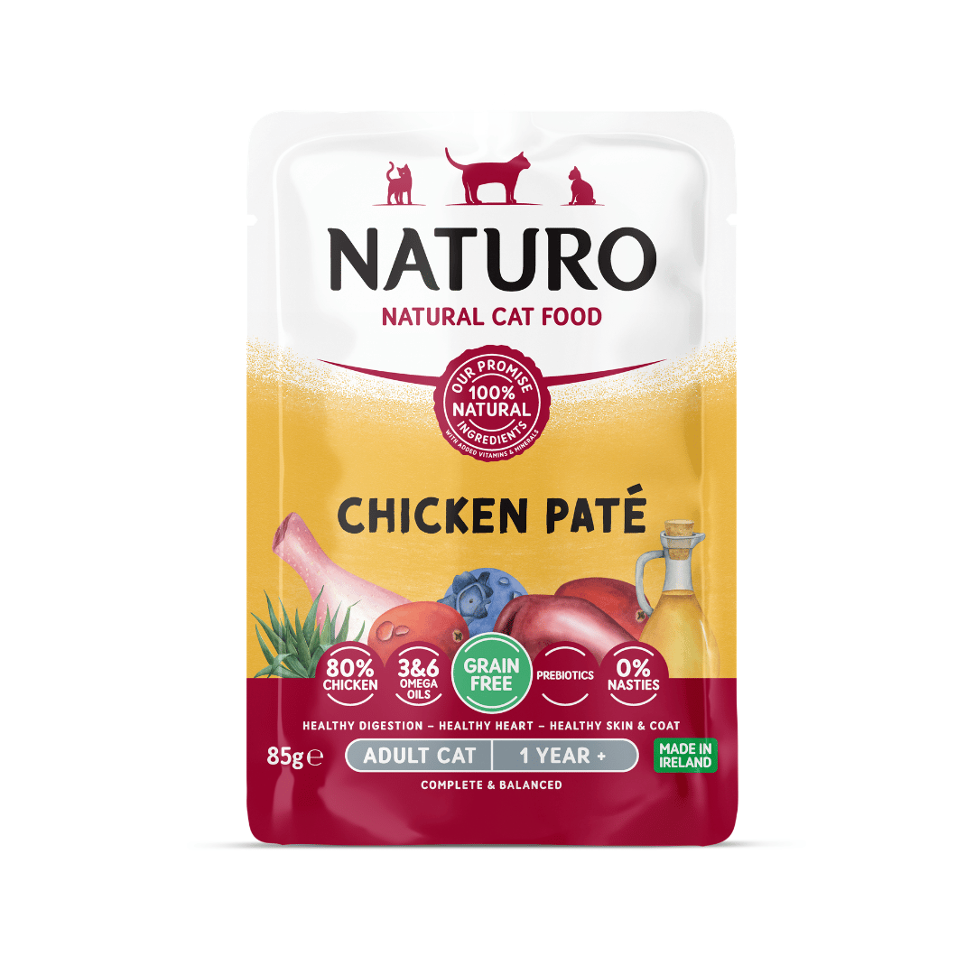 Adult Cat Chicken Pate - Grain Free Cat Food | 85g Pouches x 12