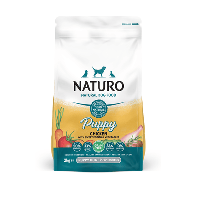 Puppy Chicken & Sweet Potato with Vegetables - Grain Free Dog Food | 2kg Dry Food