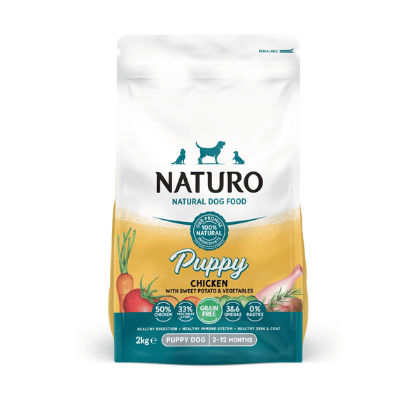 Puppy Chicken & Sweet Potato with Vegetables - Grain Free Dog Food | 2kg Dry Food