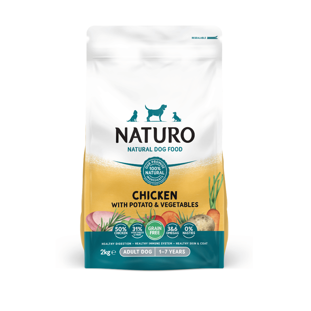 Adult Dog Chicken and Potato with Vegetables – Grain Free Dog Food | 2kg Dry Food