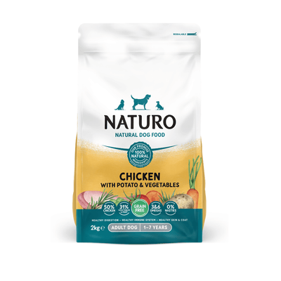 Adult Dog Chicken and Potato with Vegetables – Grain Free Dog Food | 2kg Dry Food