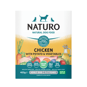 Adult Dog Chicken with Potato and Vegetables - Grain Free Dog Food | 400g Trays x 7