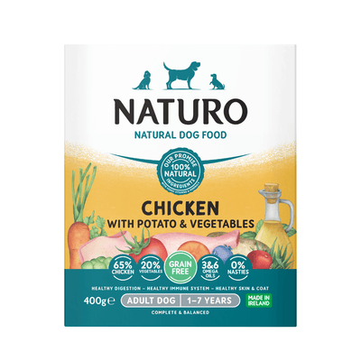 Adult Dog Chicken with Potato and Vegetables - Grain Free Dog Food | 400g Trays x 7