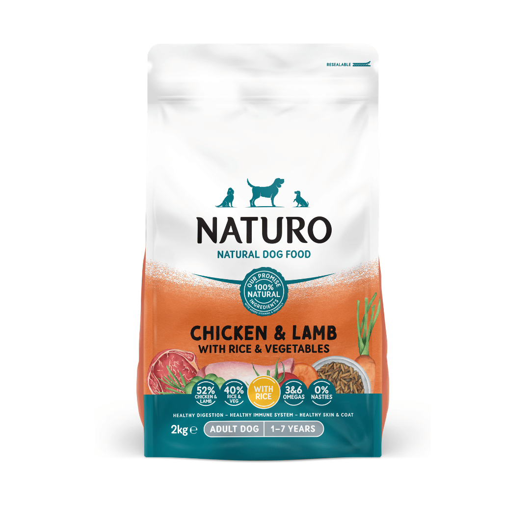 Adult Dog Chicken & Lamb with Rice & Vegetables - Dry Dog Food | 2kg Dry Food