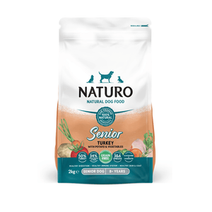 Senior Dog Turkey & Potatoes with Vegetables - Grain Free Dog Food | 2kg Dry Food