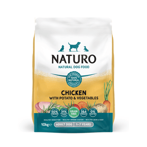 Adult Dog Chicken with Potato and Vegetables -  Grain Free Dog Food | 10kg Dry Food