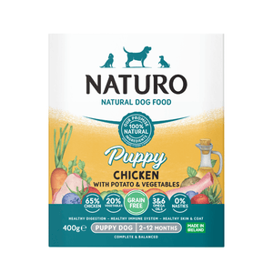Puppy Chicken with Potato & Vegetables - Grain Free Dog Food | 400g Trays x 7