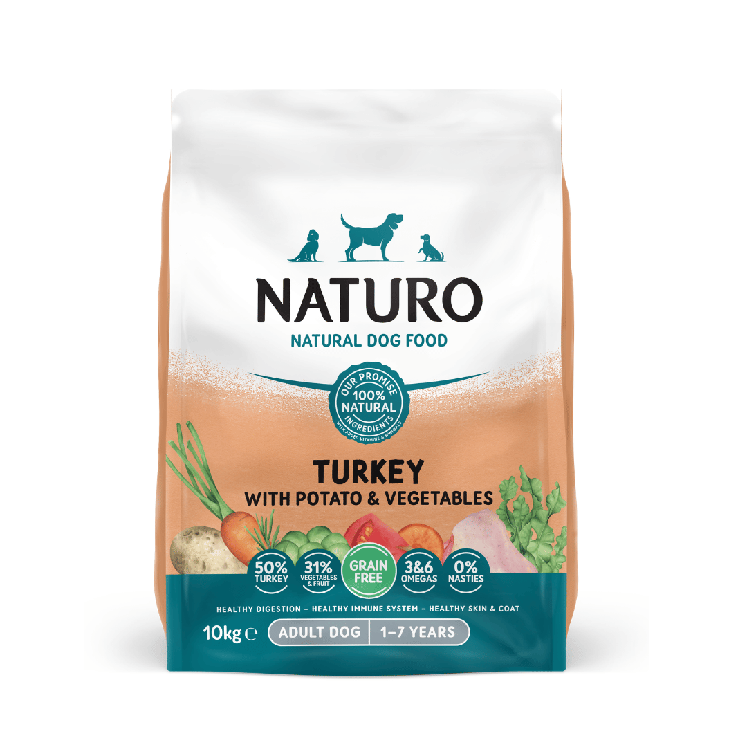 Adult Dog Turkey and Potato with Vegetables - Grain Free Dog Food | 10kg Dry Food