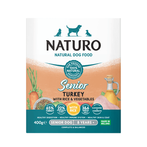 Senior Dog Turkey with Rice and Vegetables - Wet Dog Food | 400g Trays  x 7