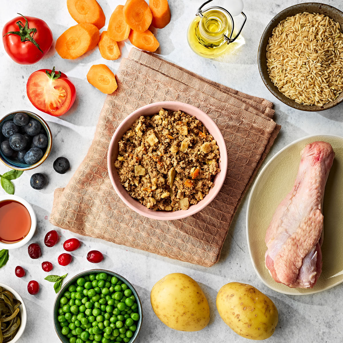 Senior Dog Turkey Rice with Vegetables Wet Dog Food 150g