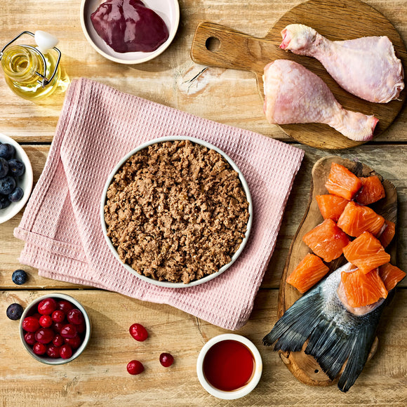 Naturo pet food product ingredients image