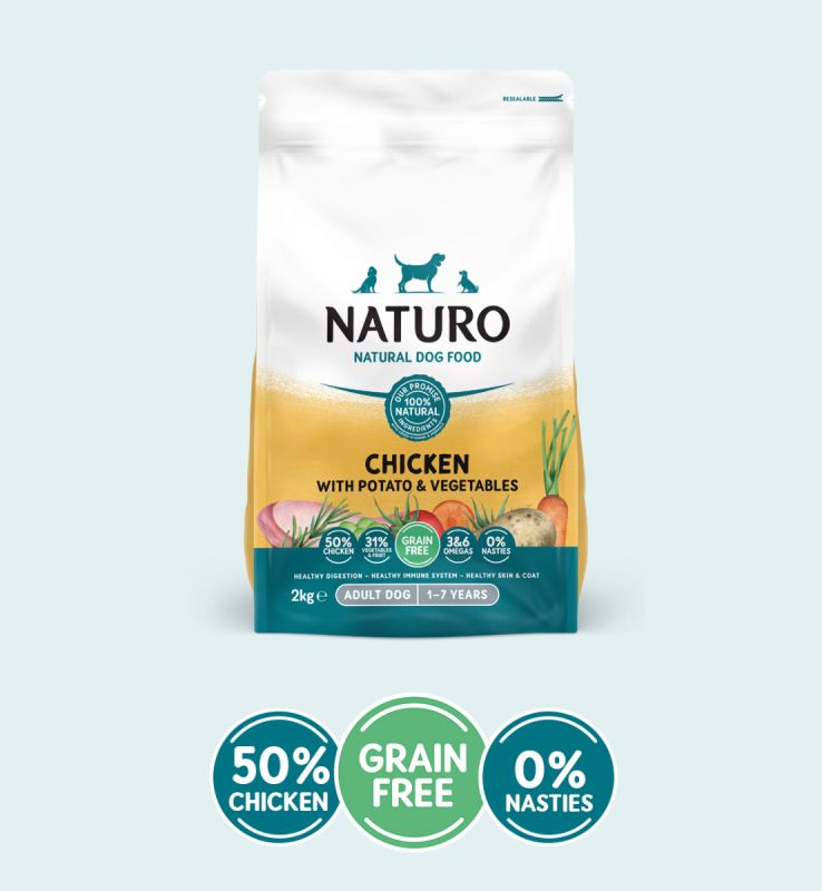 Adult Dog Grain Free Dry Chicken and Potato with Vegetables 2kg