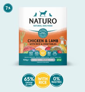 Adult Dog Chicken and Lamb with Rice & Vegetables 400g x 7